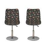 Pirate Theme Pattern Print Bar Stool Covers