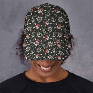 Pirate Theme Pattern Print Baseball Cap