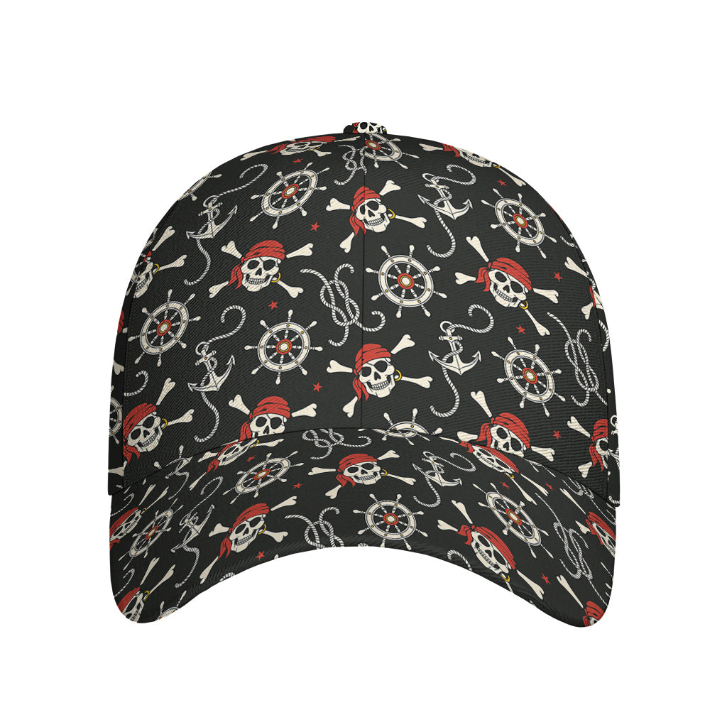 Pirate Theme Pattern Print Baseball Cap