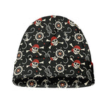 Pirate Theme Pattern Print Beanie