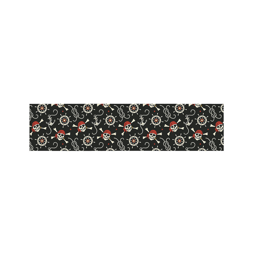 Pirate Theme Pattern Print Bed Runner