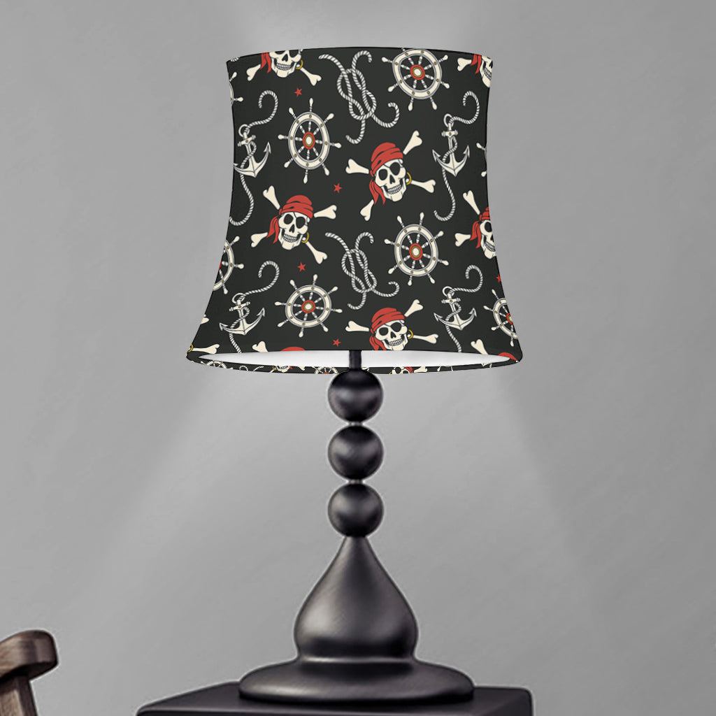 Pirate Theme Pattern Print Bell Lamp Shade