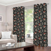 Pirate Theme Pattern Print Blackout Grommet Curtains