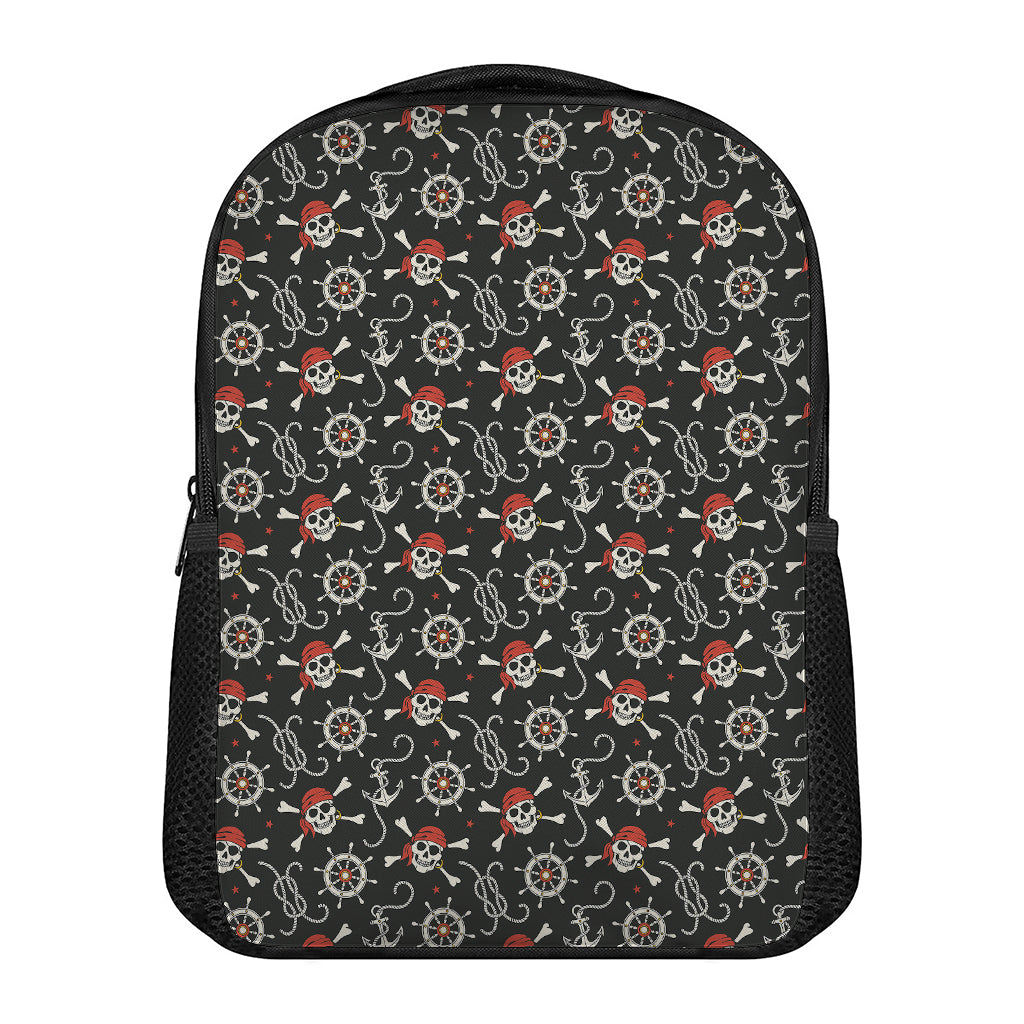 Pirate Theme Pattern Print Casual Backpack