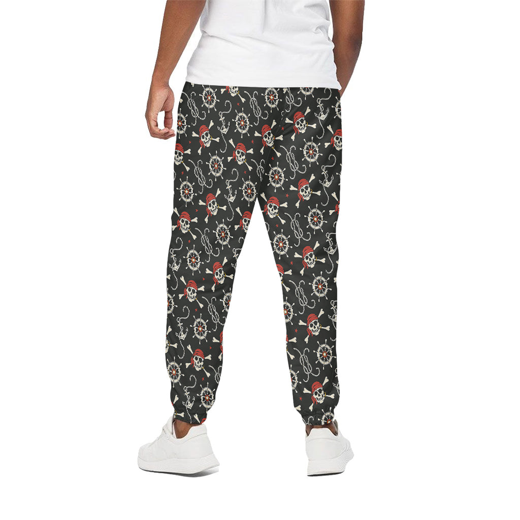 Pirate Theme Pattern Print Cotton Pants