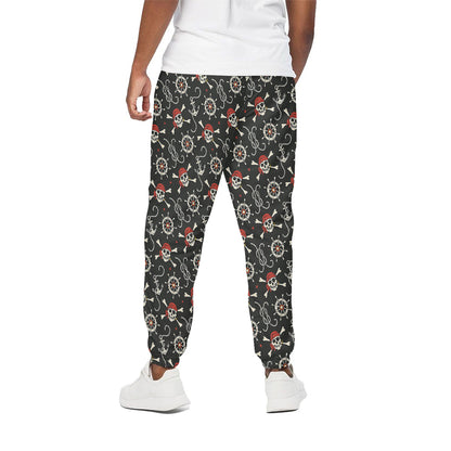 Pirate Theme Pattern Print Cotton Pants
