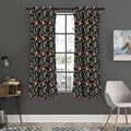 Pirate Theme Pattern Print Grommet Curtain Panels