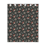 Pirate Theme Pattern Print Curtain