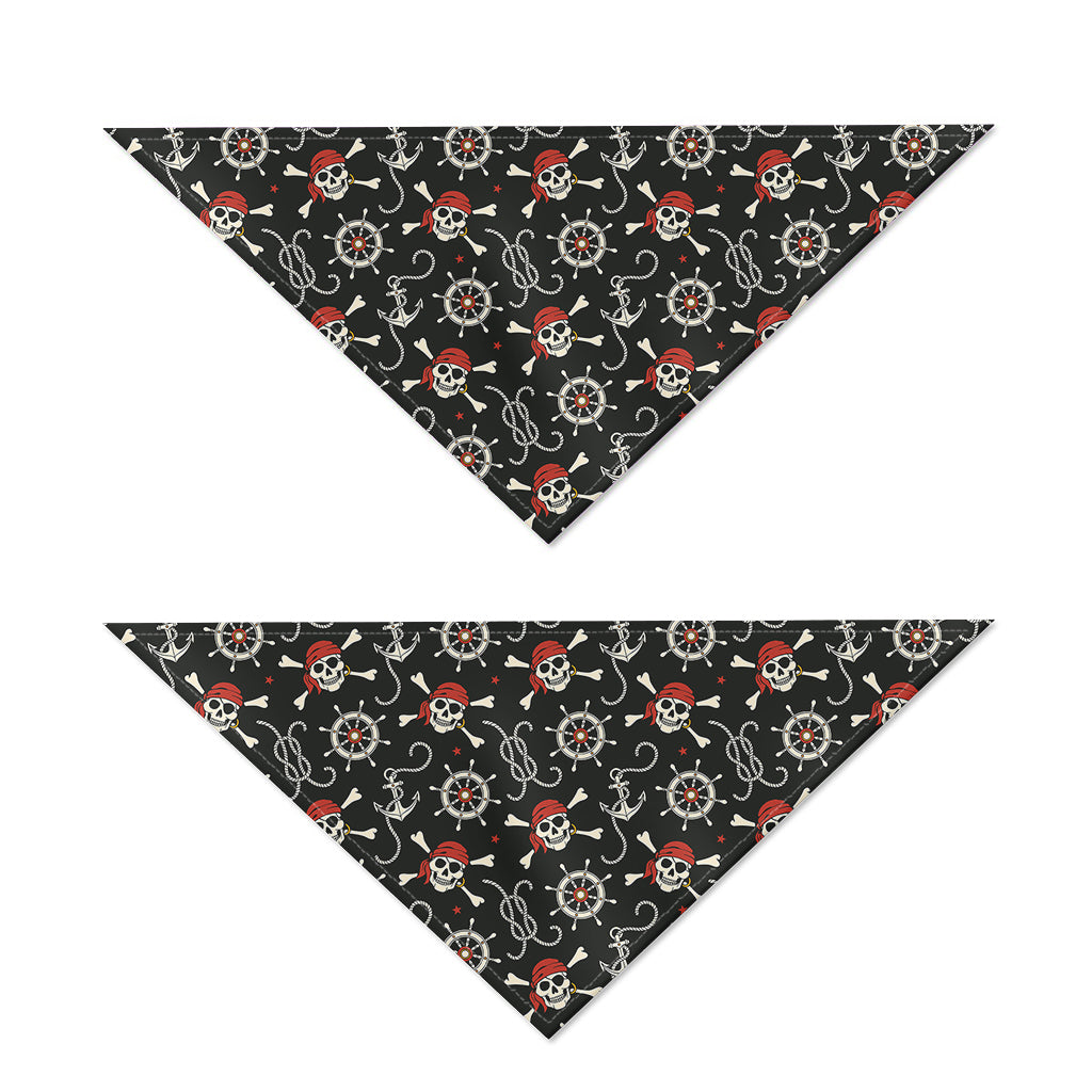 Pirate Theme Pattern Print Dog Bandana