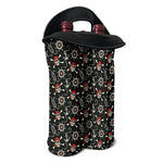 Pirate Theme Pattern Print Double Neoprene Wine Tote