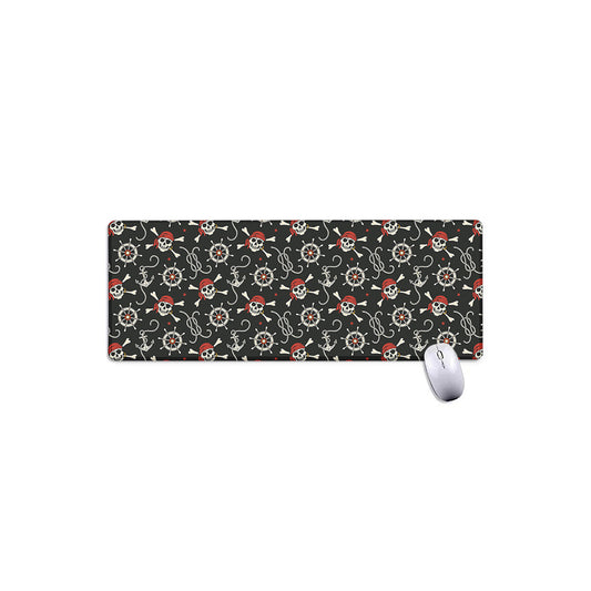 Pirate Theme Pattern Print Extended Mouse Pad