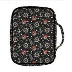 Pirate Theme Pattern Print Front Pocket Bible Bag