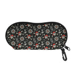 Pirate Theme Pattern Print Glasses Case