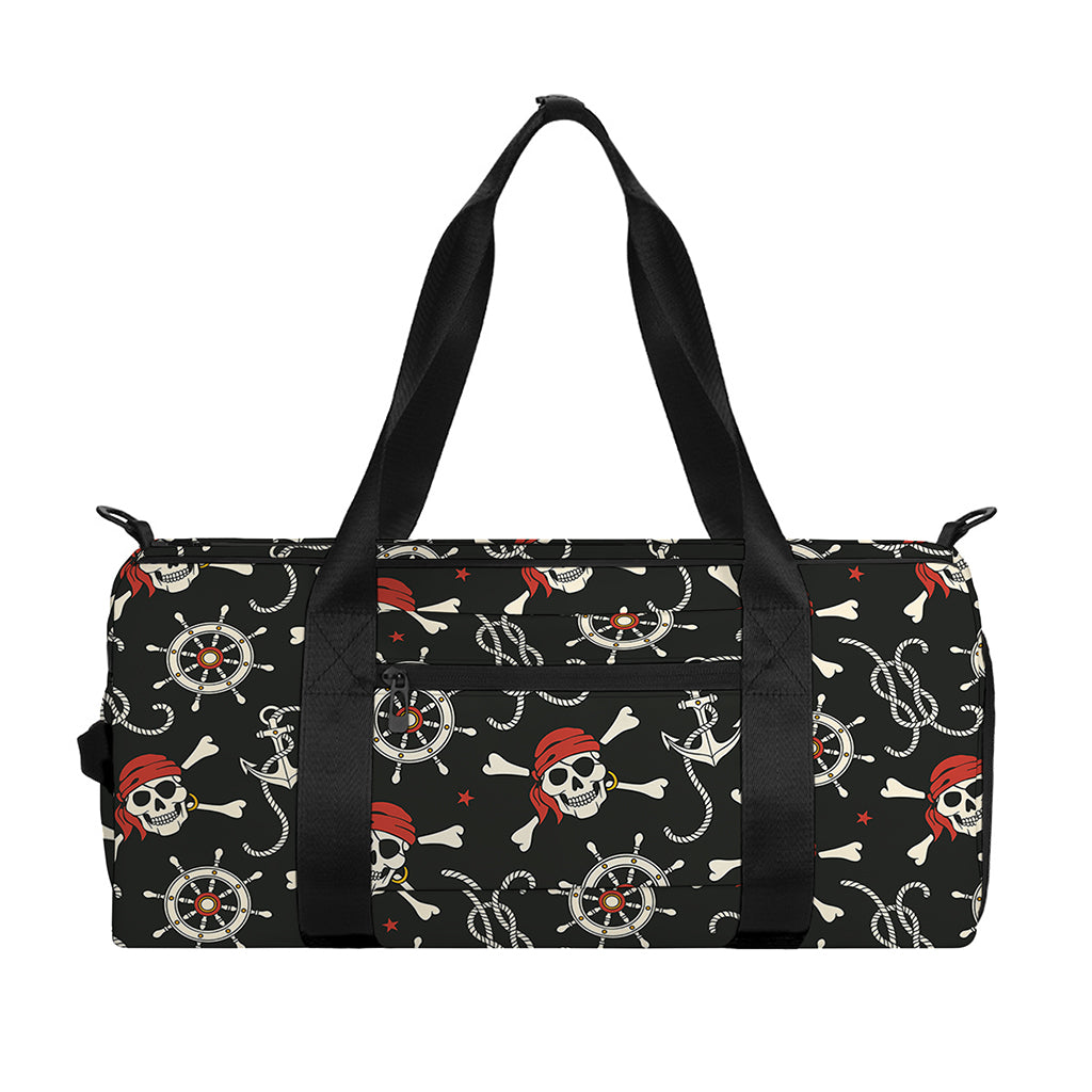 Pirate Theme Pattern Print Gym Bag