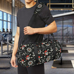 Pirate Theme Pattern Print Gym Bag