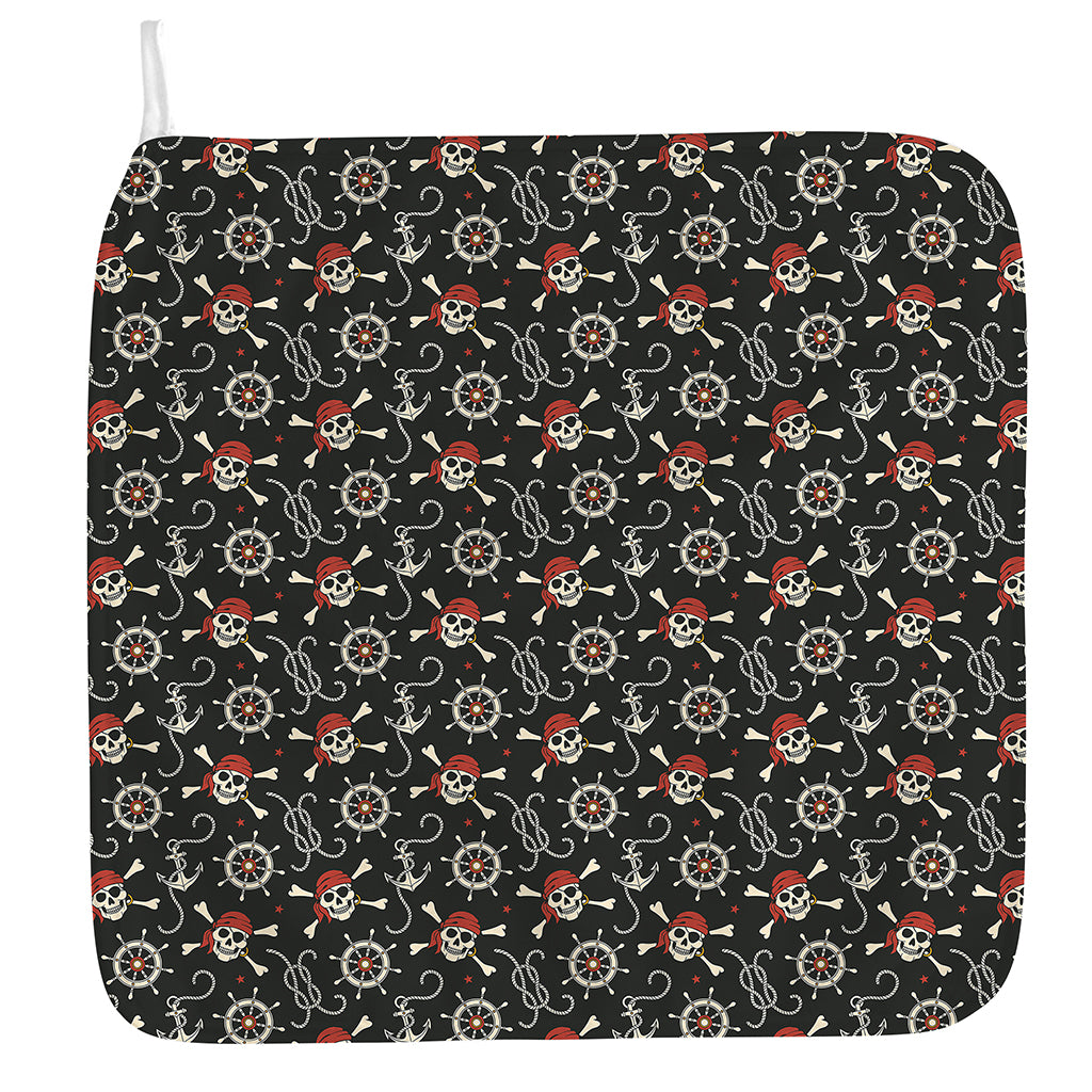 Pirate Theme Pattern Print Hand Towel