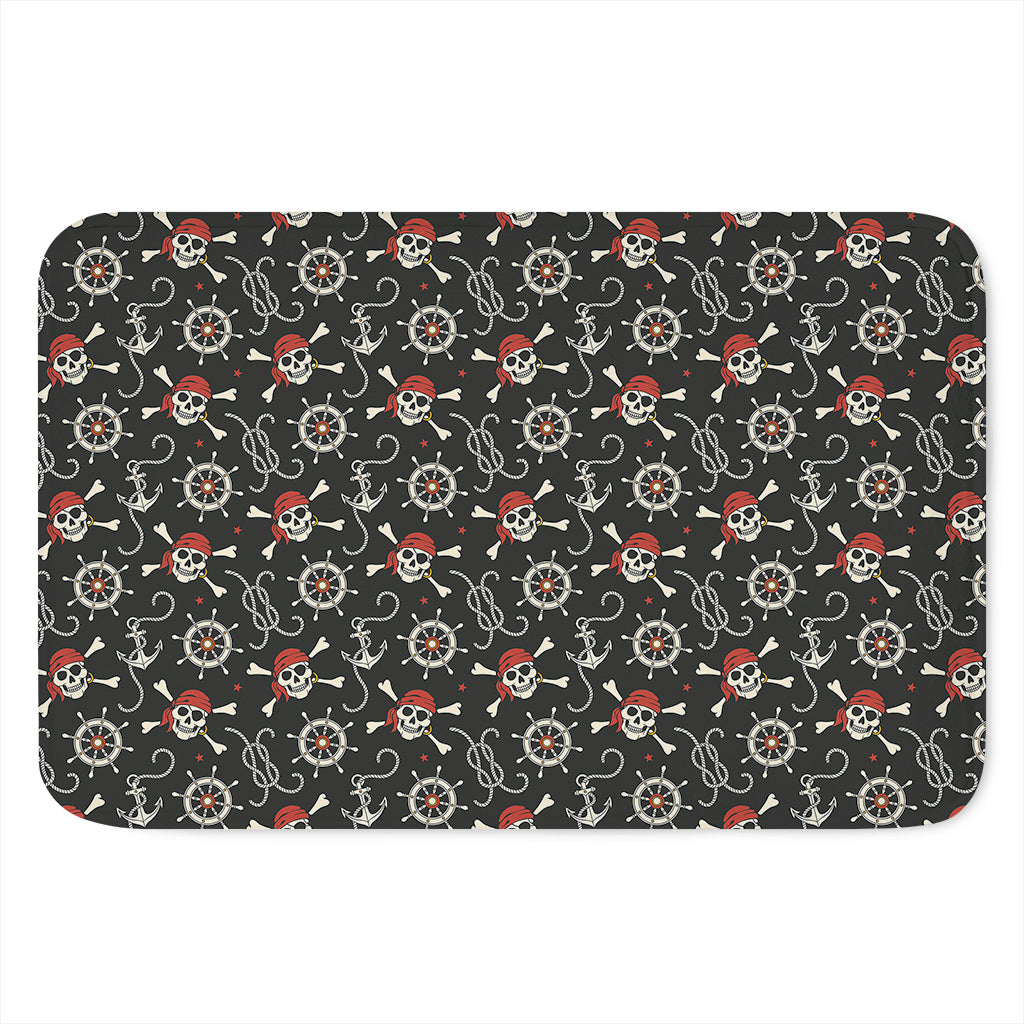 Pirate Theme Pattern Print Indoor Door Mat