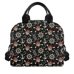 Pirate Theme Pattern Print Insulated Lunch Bag
