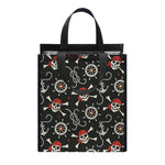 Pirate Theme Pattern Print Insulated Lunch Tote