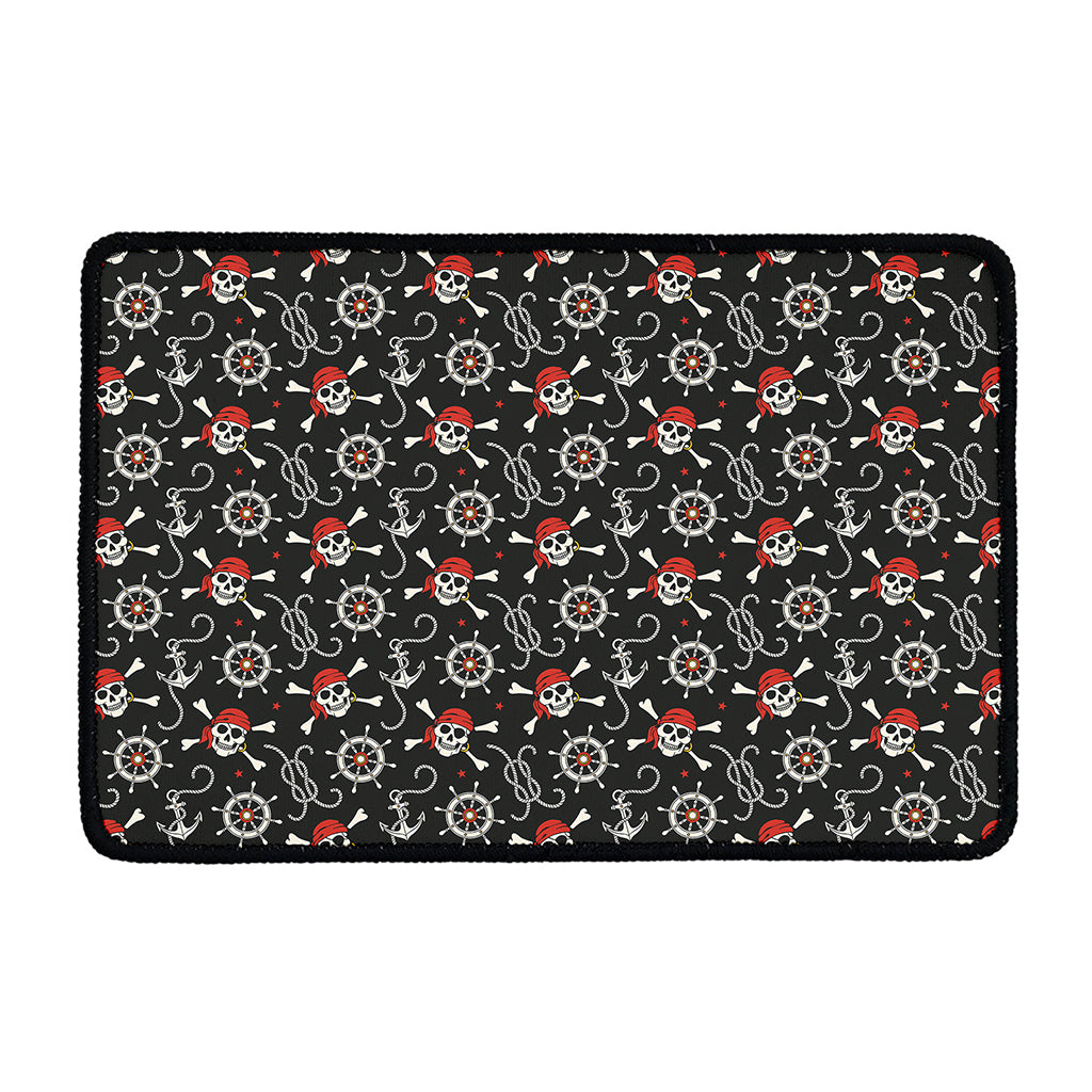 Pirate Theme Pattern Print Kitchen Mat