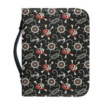 Pirate Theme Pattern Print Leather Bible Cover