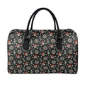 Pirate Theme Pattern Print Leather Duffel Bag