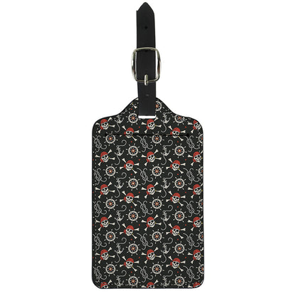Pirate Theme Pattern Print Luggage Tag
