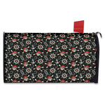 Pirate Theme Pattern Print Mailbox Cover