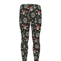 Pirate Theme Pattern Print Men's Leggings