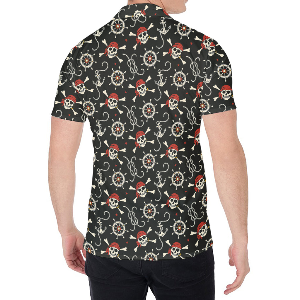 Pirate Theme Pattern Print Men's Shirt