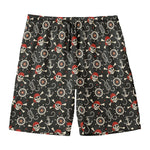 Pirate Theme Pattern Print Men's Swim Trunks