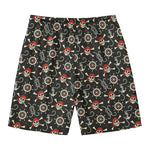 Pirate Theme Pattern Print Men's Swim Trunks