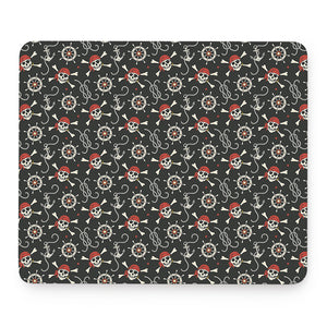 Pirate Theme Pattern Print Mouse Pad