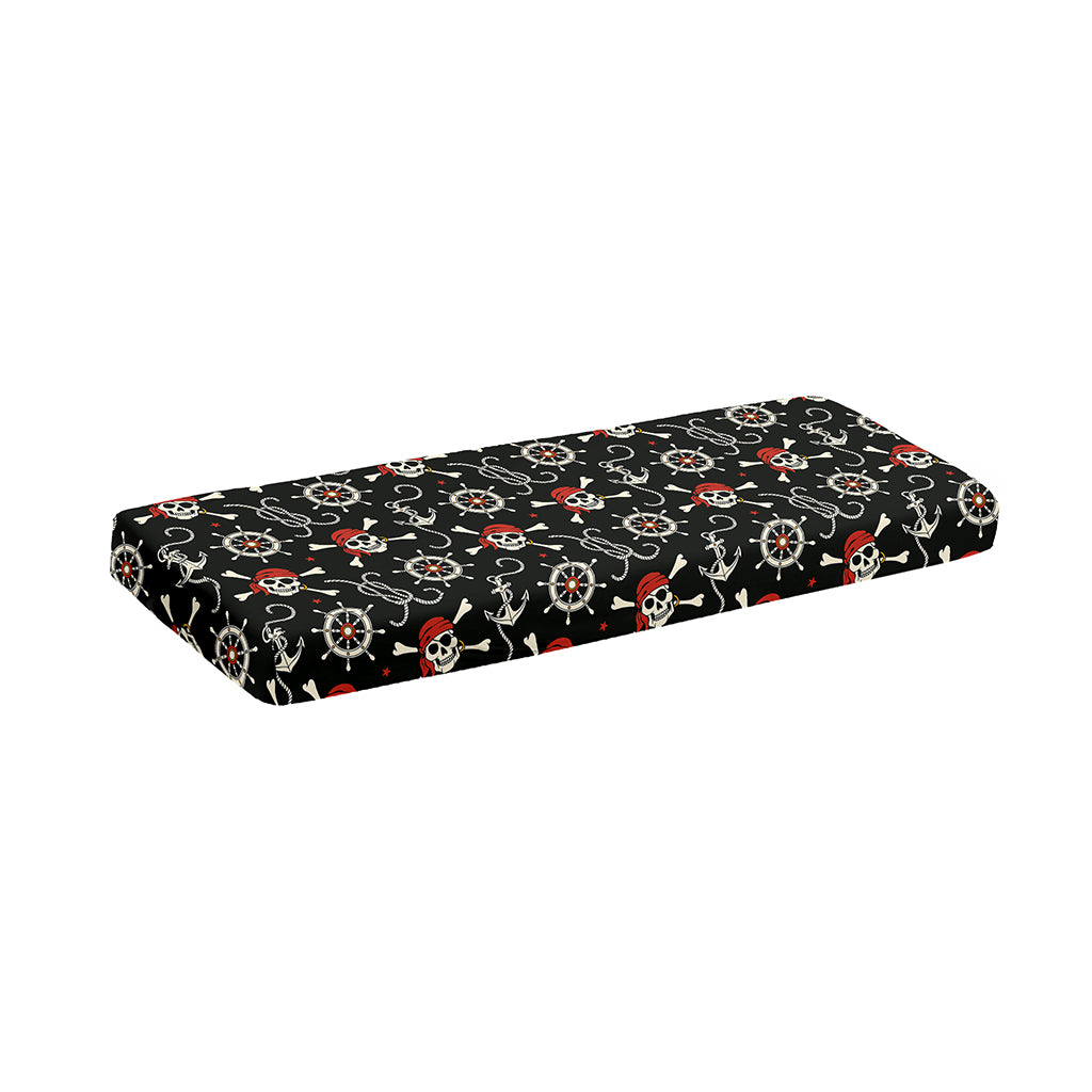 Pirate Theme Pattern Print Piano Keyboard Cover