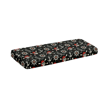 Pirate Theme Pattern Print Piano Keyboard Cover