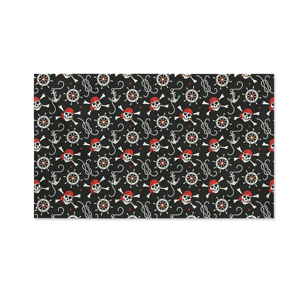 Pirate Theme Pattern Print Polyester Flag