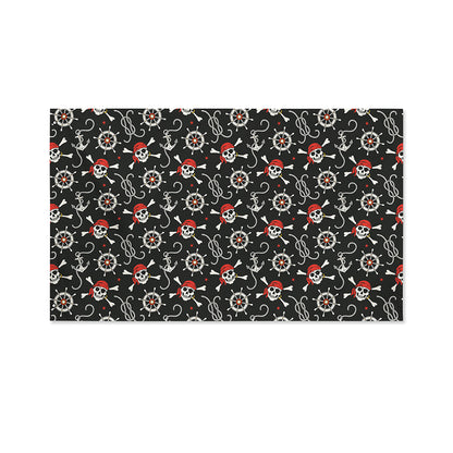 Pirate Theme Pattern Print Polyester Flag