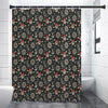 Pirate Theme Pattern Print Premium Shower Curtain