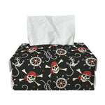Pirate Theme Pattern Print Rectangle Tissue Box Cover