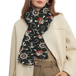 Pirate Theme Pattern Print Scarf