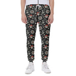 Pirate Theme Pattern Print Scuba Joggers