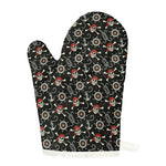 Pirate Theme Pattern Print Single Oven Mitt