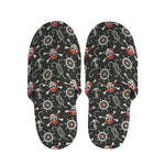 Pirate Theme Pattern Print Slippers