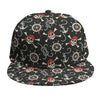 Pirate Theme Pattern Print Snapback Cap