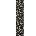 Pirate Theme Pattern Print Table Runner