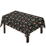 Pirate Theme Pattern Print Tablecloth