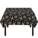 Pirate Theme Pattern Print Tablecloth