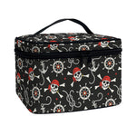 Pirate Theme Pattern Print Travel Makeup Bag