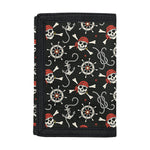 Pirate Theme Pattern Print Trifold Wallet