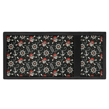 Pirate Theme Pattern Print Trifold Wallet